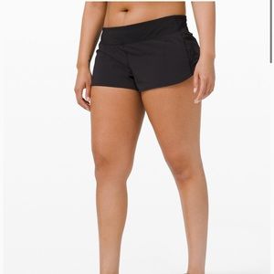 LULULEMON SPEED UP SHORTS BLACK